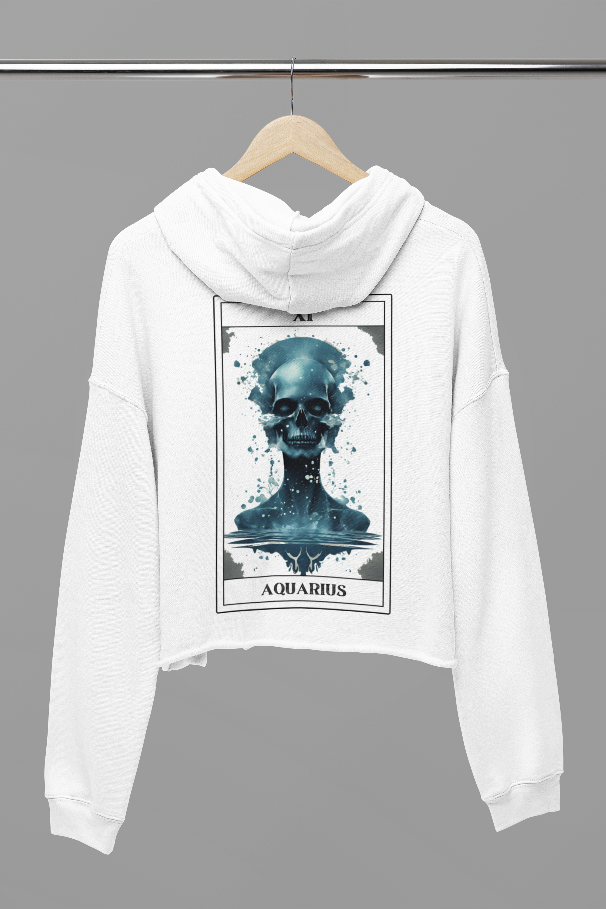 Astro Tarot Cropped Hoodie